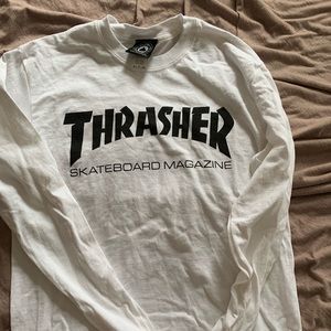 White thrasher long sleeve shirt
